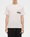 Helmut Lang Skyline Postcard Tee In White