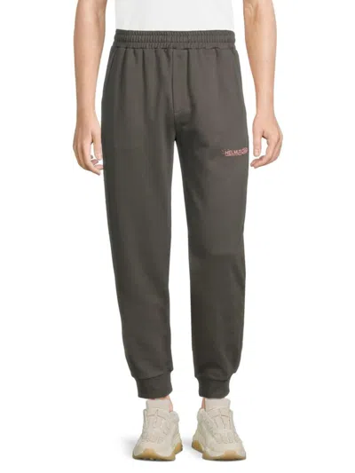Helmut Lang Men's Outer Space 2 Logo Relaxed Fit Joggers In Ash
