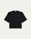 Helmut Lang Ribbed T-shirt In Blk