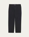 Helmut Lang Men's Pleated Loose Fit Zoot Pans In Black