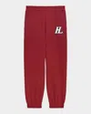 Helmut Lang Prep Relaxed Jogger Pants In Red