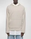 Helmut Lang Men's Cotton Relaxed-fit Hoodie In Sand
