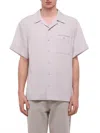 Helmut Lang Solid Camp Shirt In Neutral