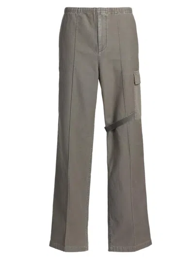 Helmut Lang Men's Relaxed-fit Cargo Pants In Gray