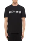 Helmut Lang Men's Reverse Ny Cotton T-shirt In Black