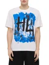 Helmut Lang Men's Scribble Crewneck T-shirt In Multi