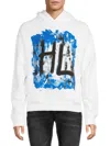 Helmut Lang Scribble Hoodie In White