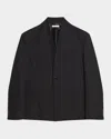 Helmut Lang Men's Shawl-lapel Single-breasted Blazer In Black