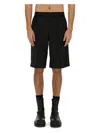 Helmut Lang Short Car Tailored In Black