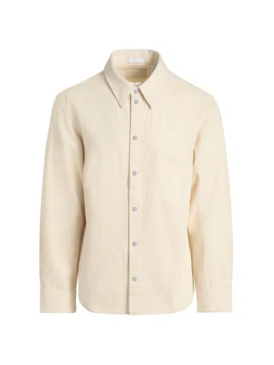 Helmut Lang Men's Ski Classic Denim Shirt In Neutral