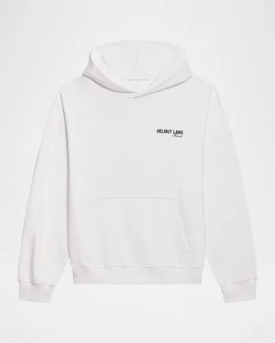 HELMUT LANG MEN'S SKI MAP COTTON HOODIE