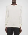 HELMUT LANG MEN'S SWEATER WITH CURVED SLEEVES