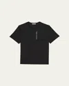 Helmut Lang Men's T-shirt With Zip Pocket In Black