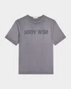 Helmut Lang Garment-dyed New York Tee In Blk