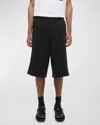 Helmut Lang Black Expansion Panel Shorts In Black
