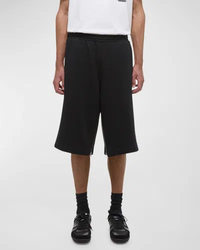 Helmut Lang Elastic Waist Shorts In Black