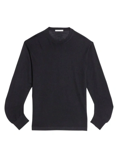Helmut Lang Men's Wool & Silk-blend Crewneck Sweater In Black