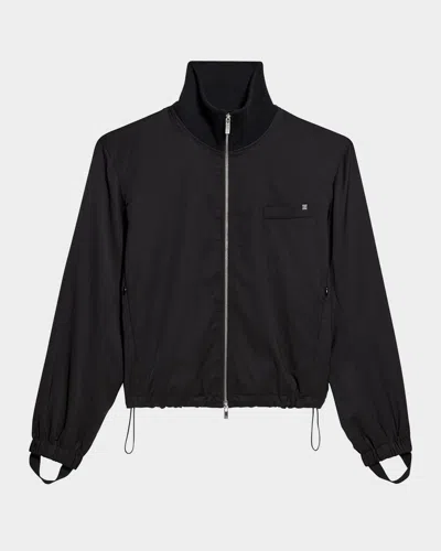 HELMUT LANG MEN'S WOOL FULL-ZIP BOMBER JACKET