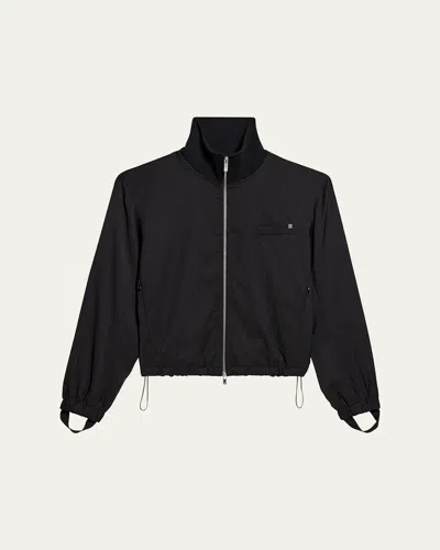 HELMUT LANG MEN'S WOOL FULL-ZIP BOMBER JACKET