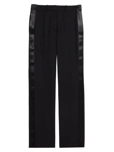 Helmut Lang Men's Wool High-rise Trousers In Black
