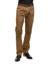 Helmut Lang Men's Worker Straight-leg Jeans In Waxed Oil Stain