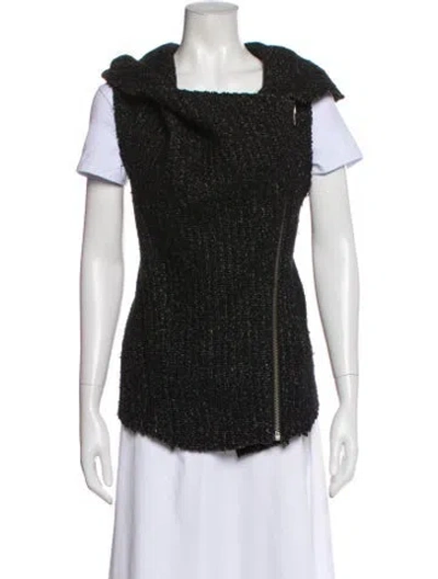 Pre-owned Helmut Lang Merino Wool Vest In Black