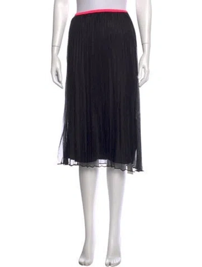 Pre-owned Helmut Lang Mesh Accents Midi Length Skirt W/ Tags In Multi