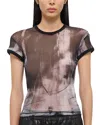Helmut Lang T-shirt Mit Grafischem Print In Black Multi