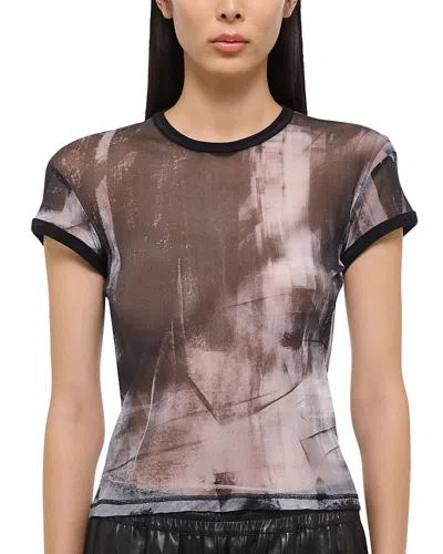 HELMUT LANG MESH BABY TEE