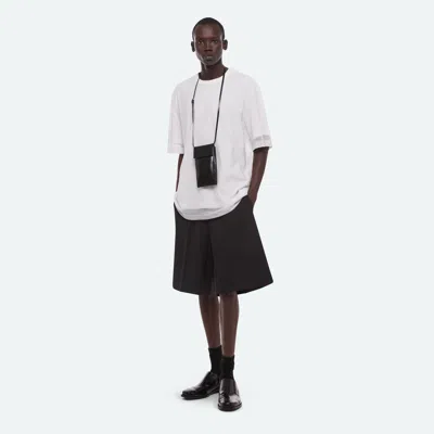 Helmut Lang Mesh Layered Tee In White