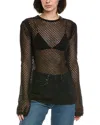 Helmut Lang Mesh T-shirt In Black