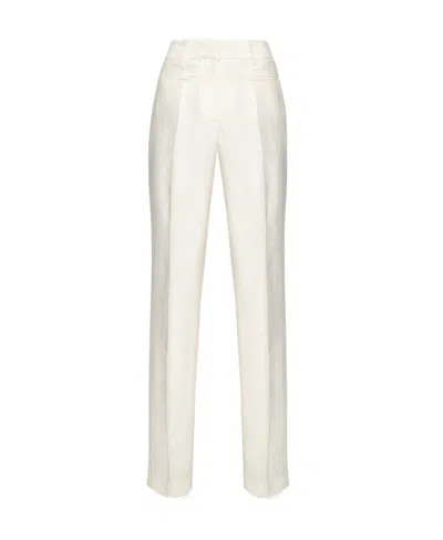 Helmut Lang Mid-rise Flared Trousers In Nude