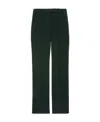 Shop Helmut Lang Mid-rise Straight-leg Trousers In Green
