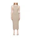 Helmut Lang Midi Dress In Nude