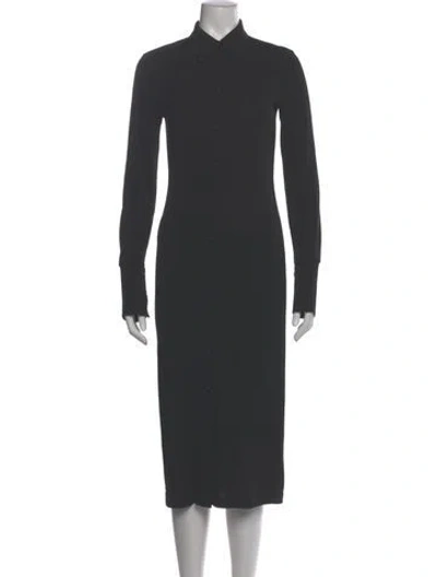 Pre-owned Helmut Lang Midi Length Dress W/ Tags In Gray