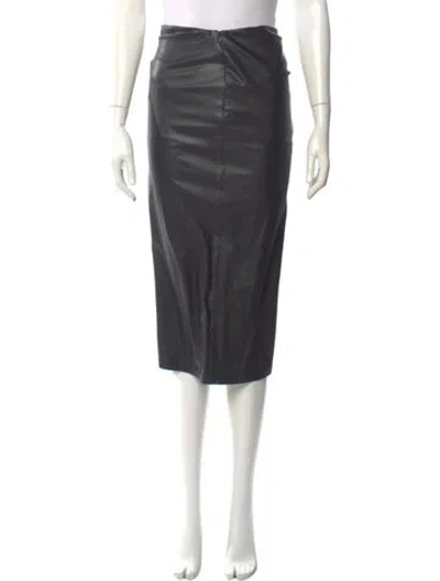 Pre-owned Helmut Lang Midi Length Skirt In Black