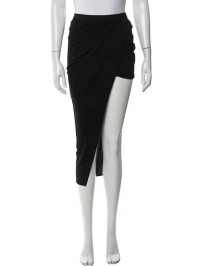 Pre-owned Helmut Lang Midi Length Skirt In Black