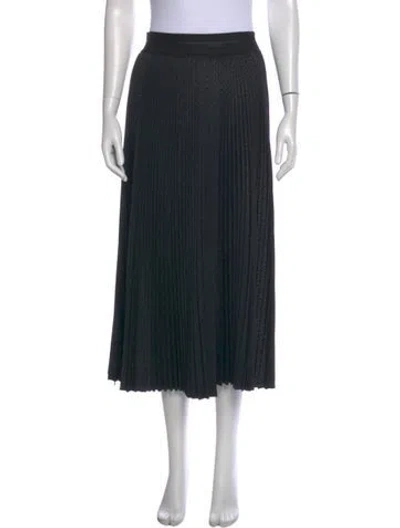 Pre-owned Helmut Lang Midi Length Skirt In Blue