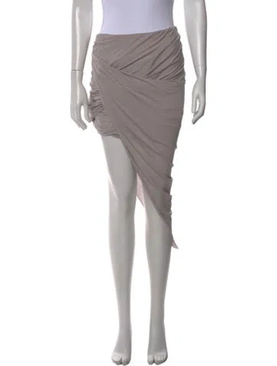 Pre-owned Helmut Lang Midi Length Skirt In Gray