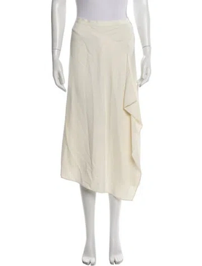 Pre-owned Helmut Lang Midi Length Skirt In Neutral