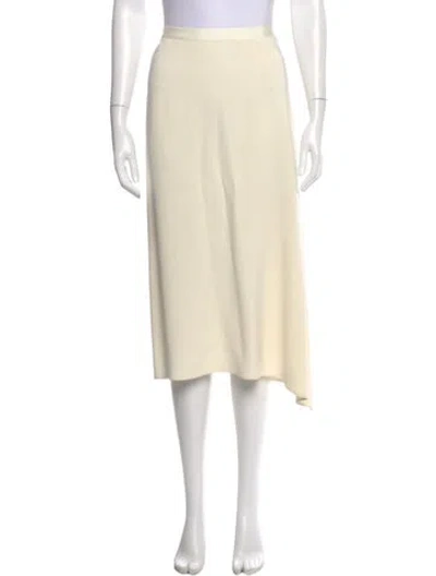 Pre-owned Helmut Lang Midi Length Skirt In Neutral