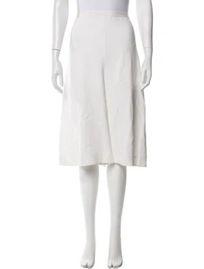 Pre-owned Helmut Lang Midi Length Skirt In Neutrals