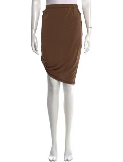 Pre-owned Helmut Lang Midi Length Skirt In Neutrals