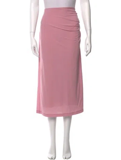 Pre-owned Helmut Lang Midi Length Skirt In Pink