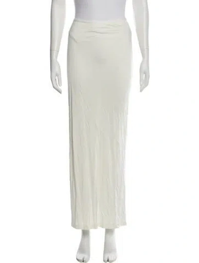 Pre-owned Helmut Lang Midi Length Skirt W/ Tags In Neutral