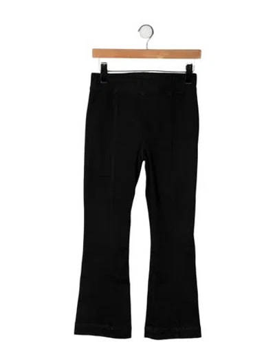 Pre-owned Helmut Lang Mid-rise Flared Jeans In Black