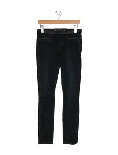 Pre-owned Helmut Lang Mid-rise Skinny Leg Jeans In Black