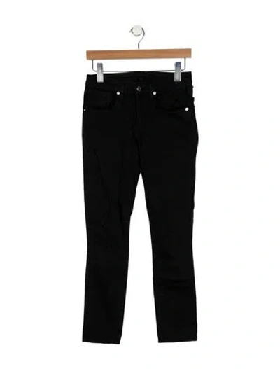 Pre-owned Helmut Lang Mid-rise Skinny Leg Jeans In Black