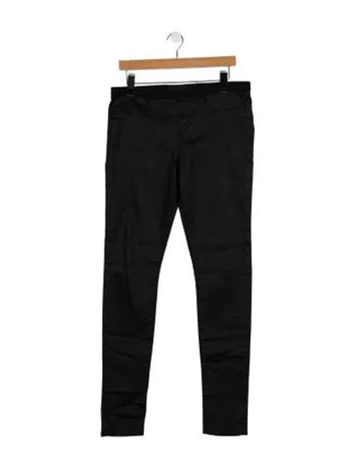 Pre-owned Helmut Lang Mid-rise Skinny Leg Jeans In Black