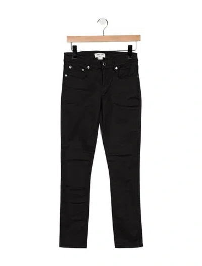 Pre-owned Helmut Lang Mid-rise Skinny Leg Jeans In Black